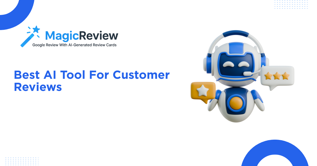 Best AI Tool for Customer Reviews | Magic Review NFC Card